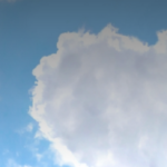 buddha clouds banner