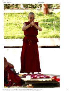 Ven. Katy Cole: Prostrations to the 35 Buddhas